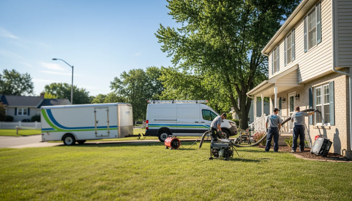 Flooded Basement Restoration And Cleanup With Repair in Bendena, KS near me